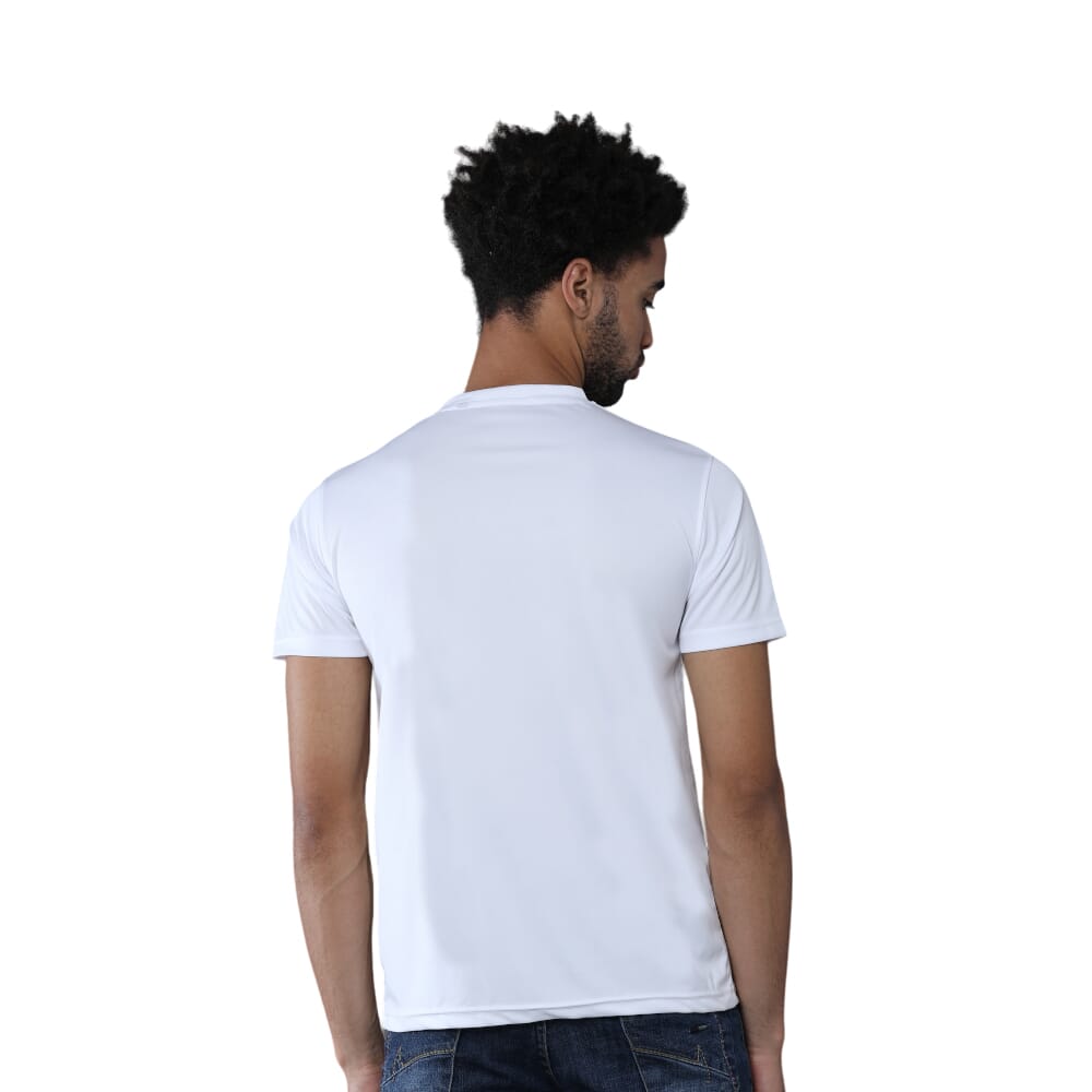 Greys&Blues Mobilitee Round Neck T-Shirt- White